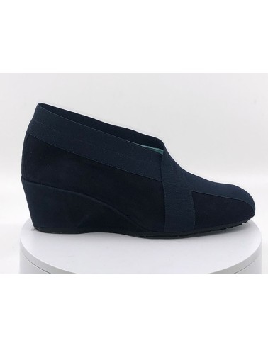 Mocassins Velours bleu