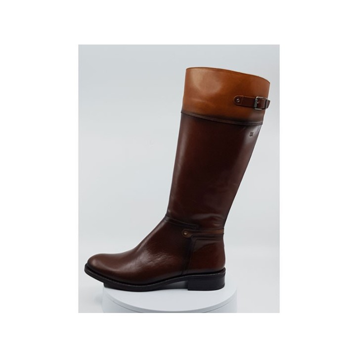 Bottes Cuir cognac