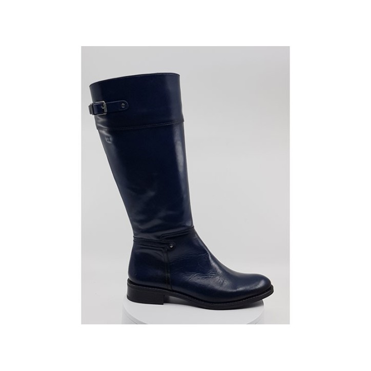 Bottes Cuir bleu