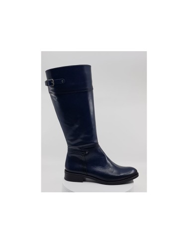 Bottes Cuir bleu