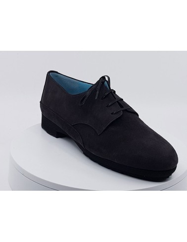 Derby velours gris