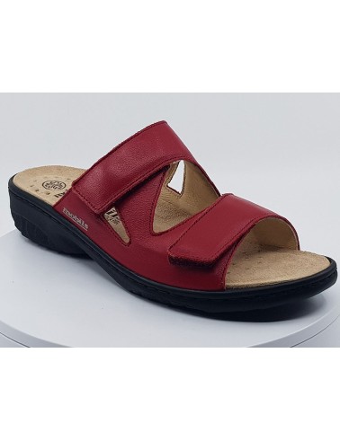Mules Geva rouge