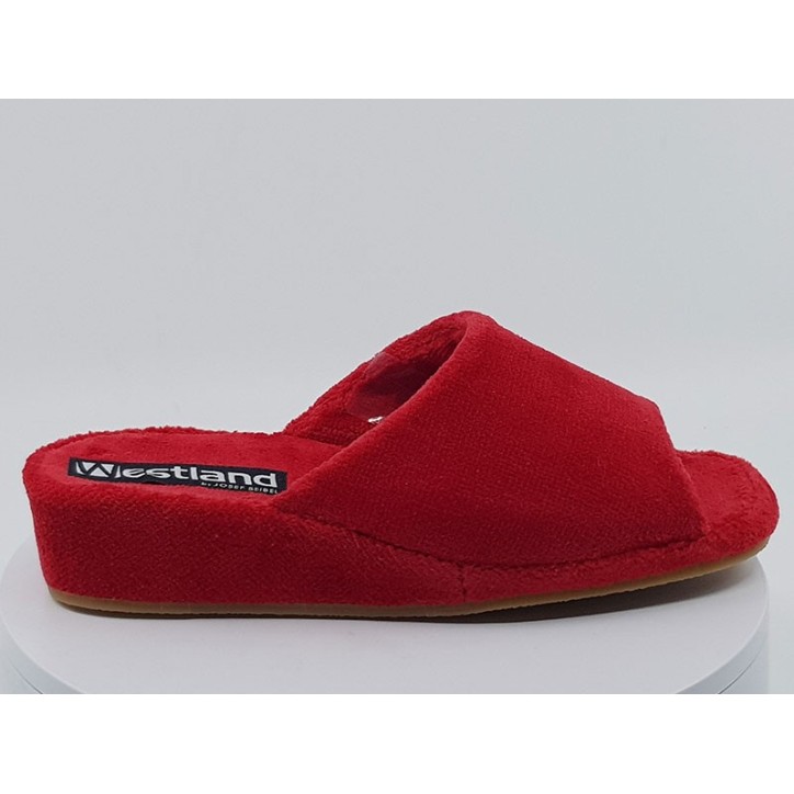 Mules Marseille rouge