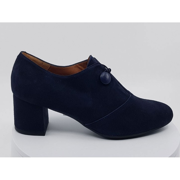 Derby nubuck marine - Brenda Zaro - Francel chaussures