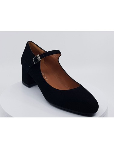 Babies - velours noir - Brenda Zaro au meilleur prix chez Francel Chaussures Bordeaux
