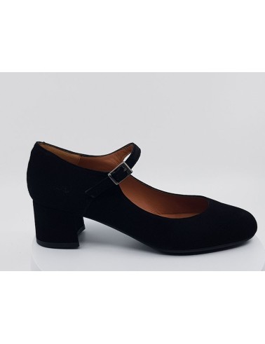 Babies - velours noir - Brenda Zaro au meilleur prix chez Francel Chaussures Bordeaux