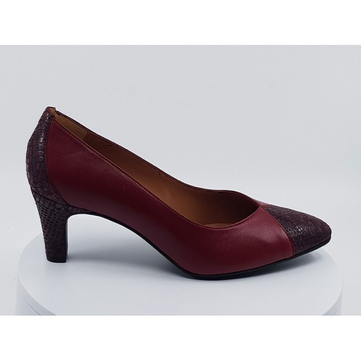 Escarpins F3667 bordeaux
