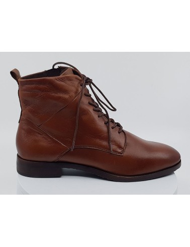 Bottines 25100 cognac