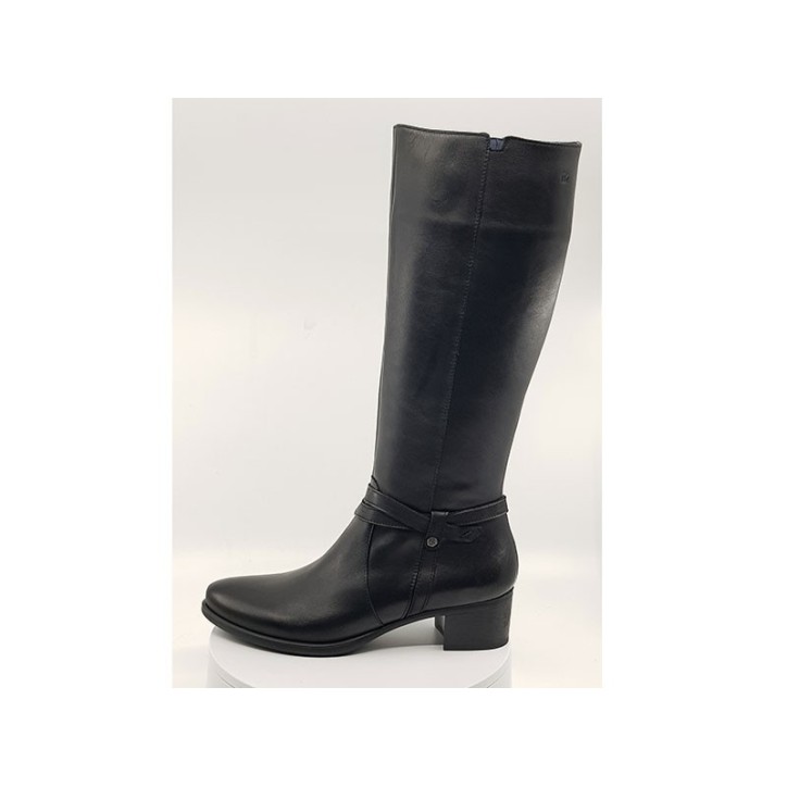 Bottes D8272 noir cuir