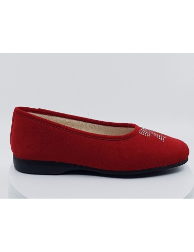 Chaussons Eval rouge