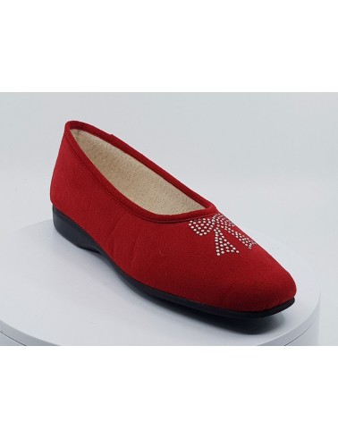 Chaussons Eval rouge