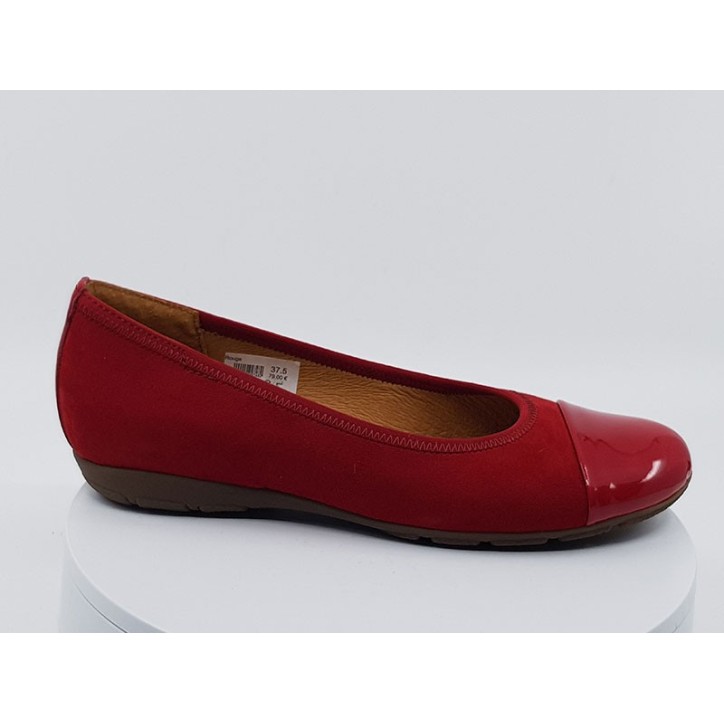 Ballerines Rouges de marque Gabor - Francel Chaussures Pessac