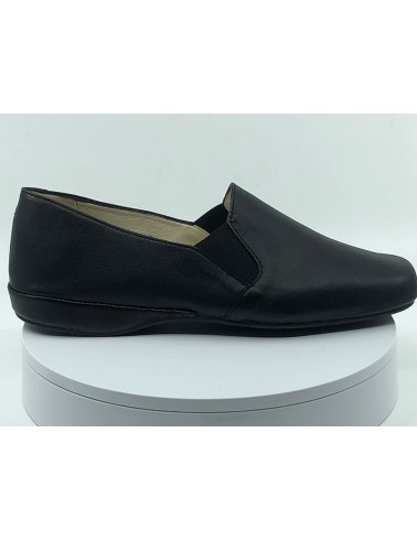Chaussons Tavon noir cuir