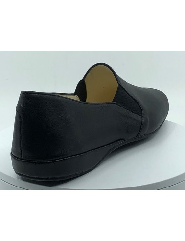 Chaussons Tavon noir cuir
