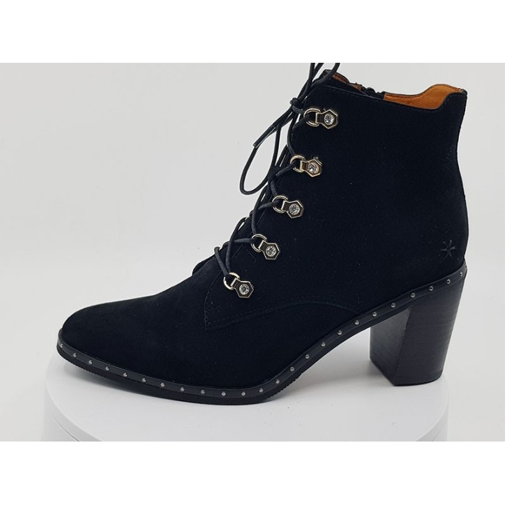 Bottines Necla noir velours
