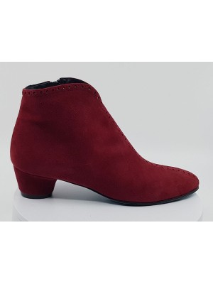 Boots Fer rouge velours
