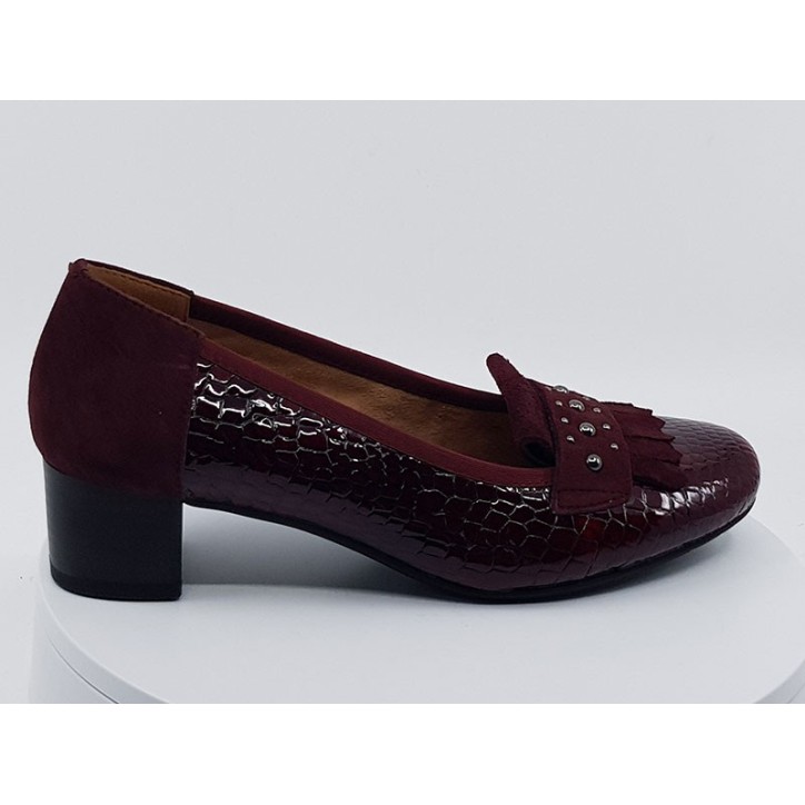 Mocassins Fidela bordeaux
