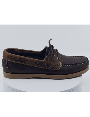 Mocassins Phenis marine brique