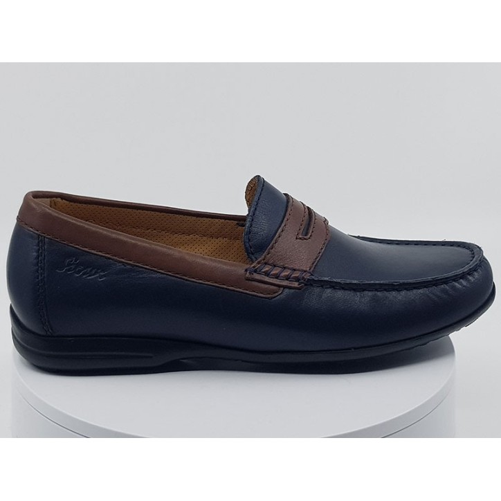Mocassins Giraldo noir marron