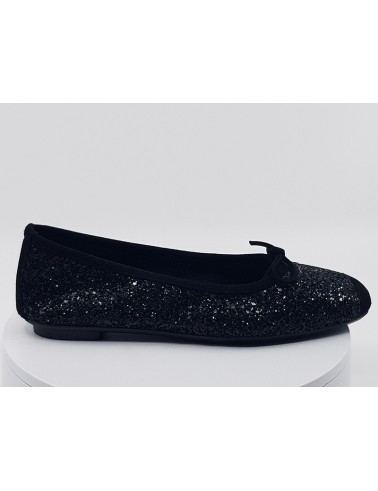 Ballerines Harmony Glitter noir - Reqins