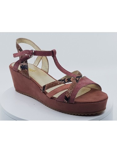 Sandales Esnou rose poudré