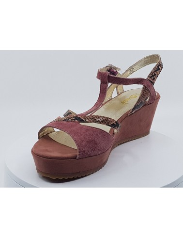 Sandales Esnou rose poudré