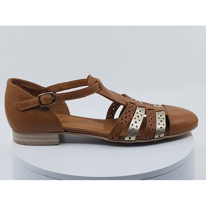 Sandales Jobano cognac