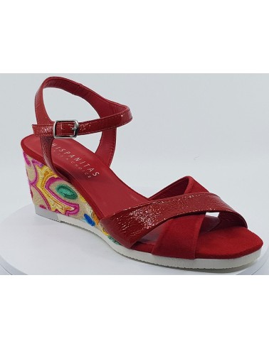 Sandales 98964 rouge