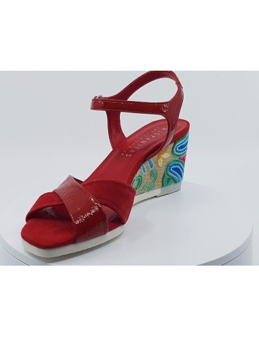 Sandales 98964 rouge