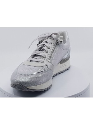 Sneakers Toscana blanc argent