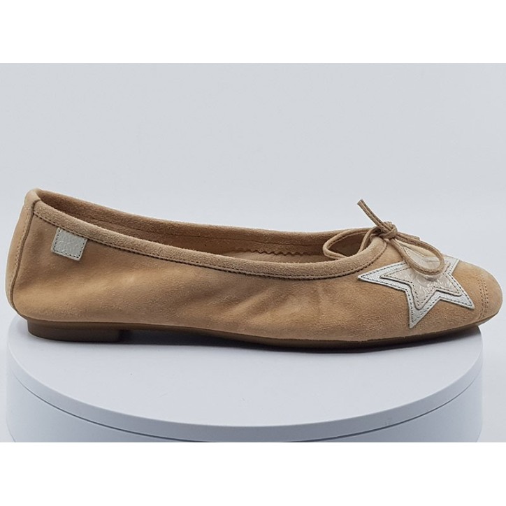 Ballerines Hestelle mix nude