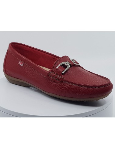 Mocassins F0804 rouge