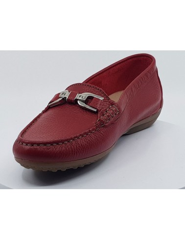 Mocassins F0804 rouge
