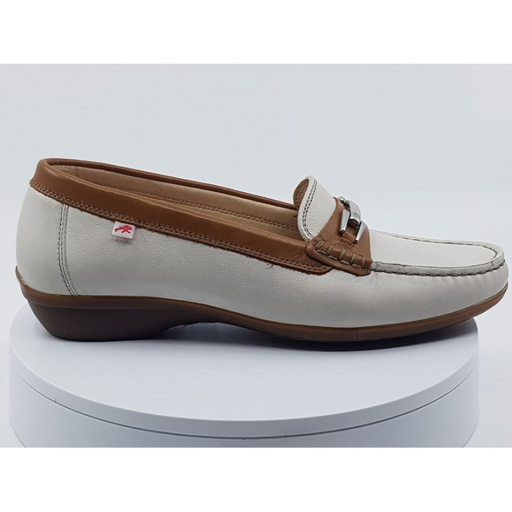 Mocassins F0808 beige/cognac