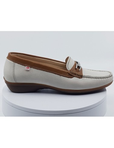 Mocassins F0808 beige/cognac