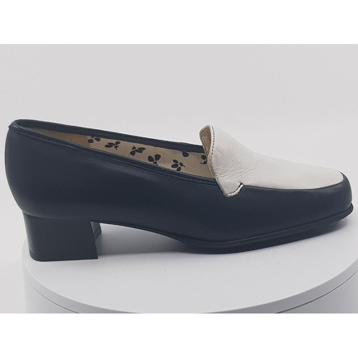 Mocassins Persan bleu blanc