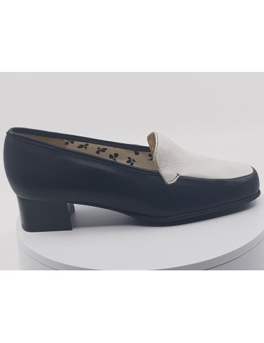 Mocassins Persan bleu blanc