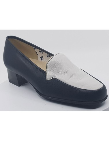 Mocassins Persan bleu blanc
