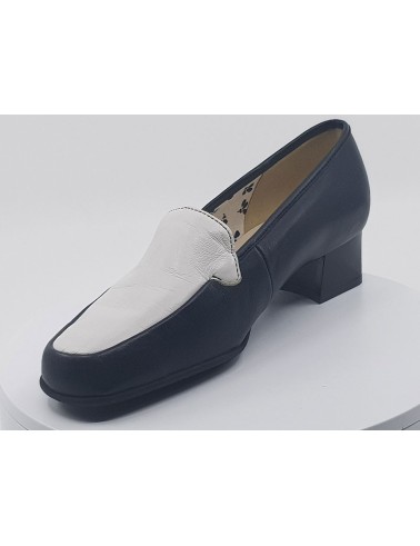 Mocassins Persan bleu blanc
