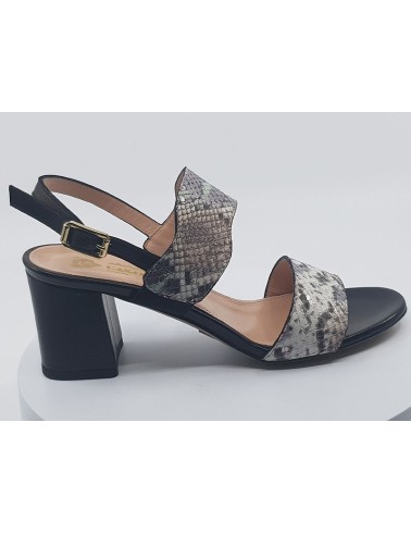 Sandales 8609 rose serpent