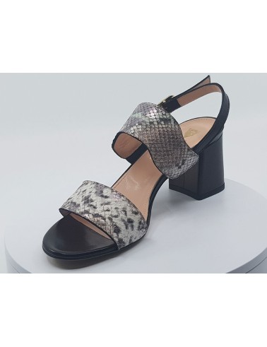 Sandales 8609 rose serpent