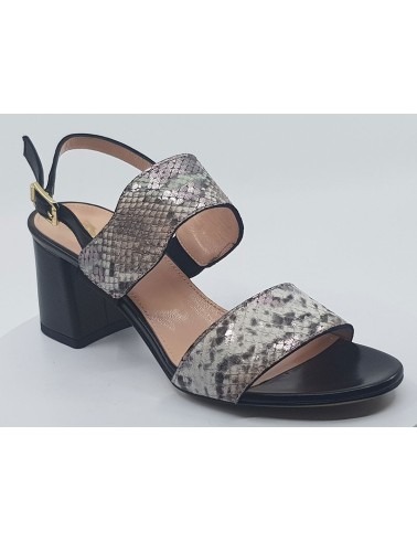 Sandales 8609 rose serpent