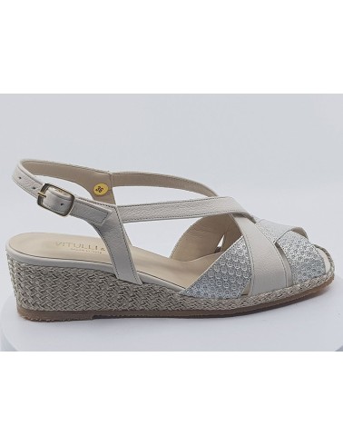 Sandales beige /or femmes- Vitulli