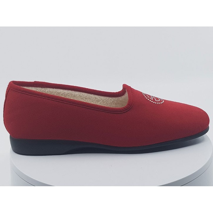 Chaussons Elisa rouge