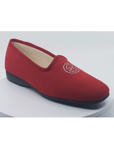 Chaussons Elisa rouge