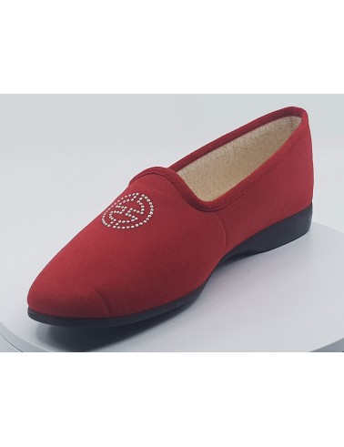 Chaussons Elisa rouge