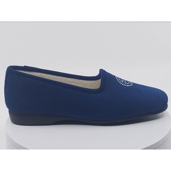 Chaussons Elisa saphir