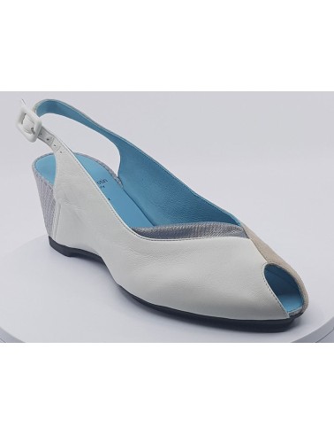 Sandales 836 B beige-blanc