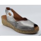 Espadrilles Bernia Acier cuir