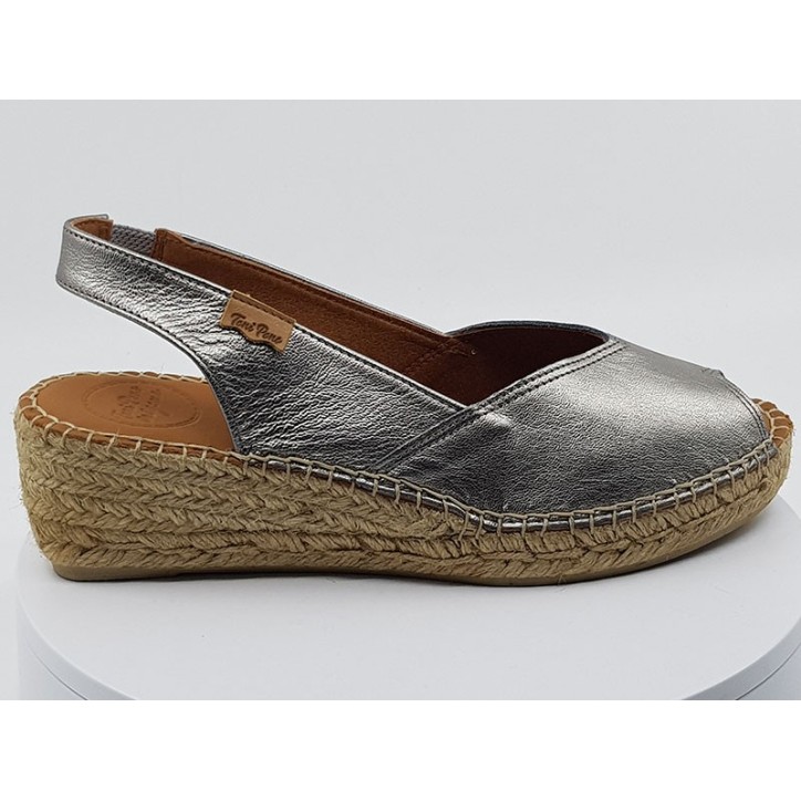 Espadrilles Bernia Acier cuir - Toni Pons - 75 euros